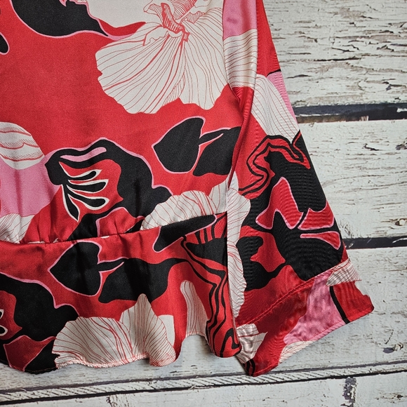 Zara kimono floral blouse - Picture 11 of 14